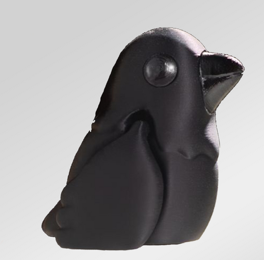 Crow - Articulating Tiny 3D Printed Fidget Toy, Sensory Bulk Gifts for Kids and Adults