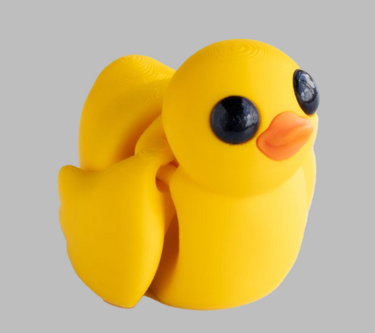 Duck - Articulating Tiny 3D Printed Fidget Toy, Sensory Bulk Gifts for Kids and Adults
