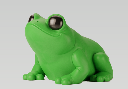 Frog - Articulating Tiny 3D Printed Fidget Toy, Sensory Bulk Gifts for Kids and Adults