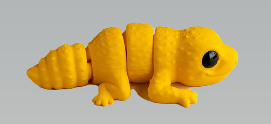 Gecko - Articulating Tiny 3D Printed Fidget Toy, Sensory Bulk Gifts for Kids and Adults