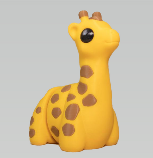 Giraffe - Articulating Tiny 3D Printed Fidget Toy, Sensory Bulk Gifts for Kids and Adults