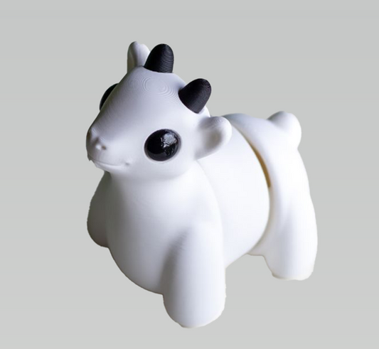 Goat - Articulating Tiny 3D Printed Fidget Toy, Sensory Bulk Gifts for Kids and Adults
