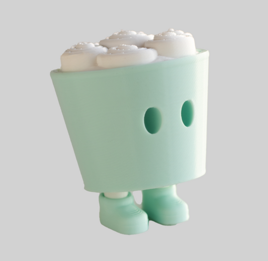 Ice Cream - Articulating Tiny 3D Printed Fidget Toy, Sensory Bulk Gifts for Kids and Adults