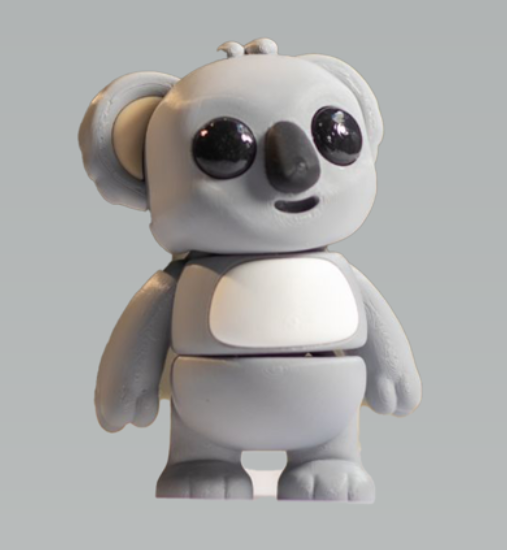 Koala - Articulating Tiny 3D Printed Fidget Toy, Sensory Bulk Gifts for Kids and Adults