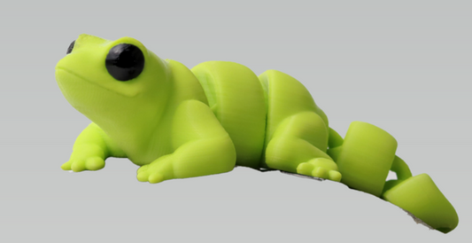 Lizard - Articulating Tiny 3D Printed Fidget Toy, Sensory Bulk Gifts for Kids and Adults
