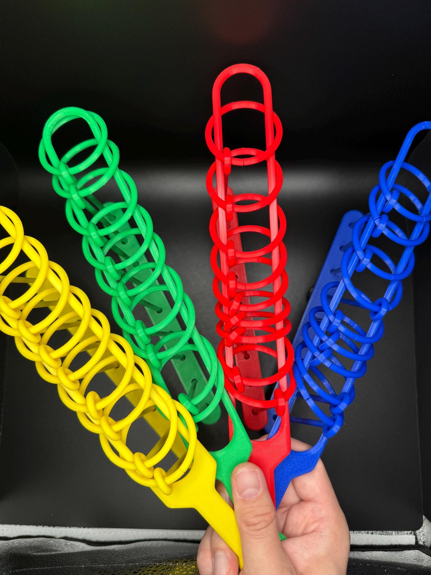 Chinese Rings Puzzle - Baguenaudier 3D Printed High Quality Brain Teaser - Perfect Gift for Students & Teachers