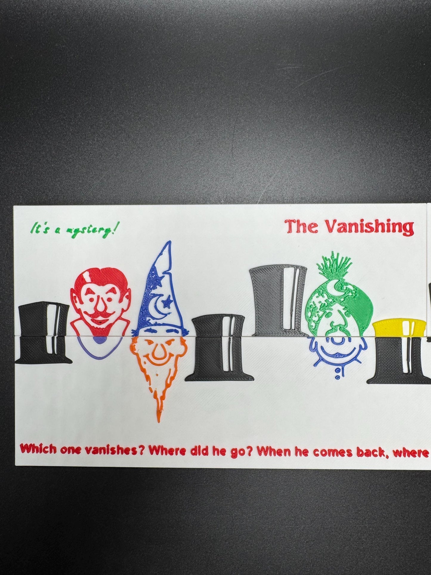 The Vanishing Magician - Magic Shifting Puzzle - High Quality 3D Print - Fun & Engaging Toy for All Ages