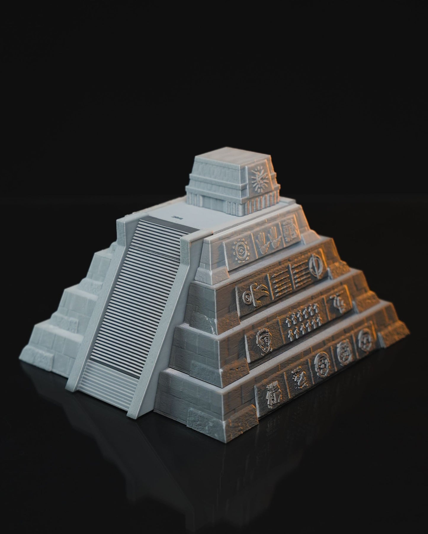 Pyramid Puzzle Box - Solve the Riddle to Unlock