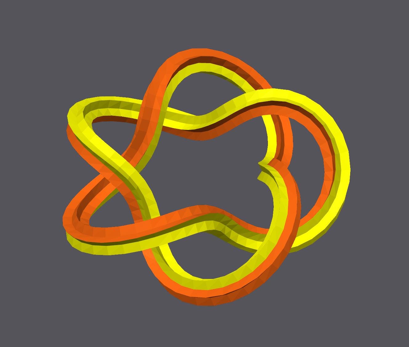 Linked Borromean Rings 3D Print | High Quality Classroom or Desk Decor | Unique Educational Sculpture & Gift