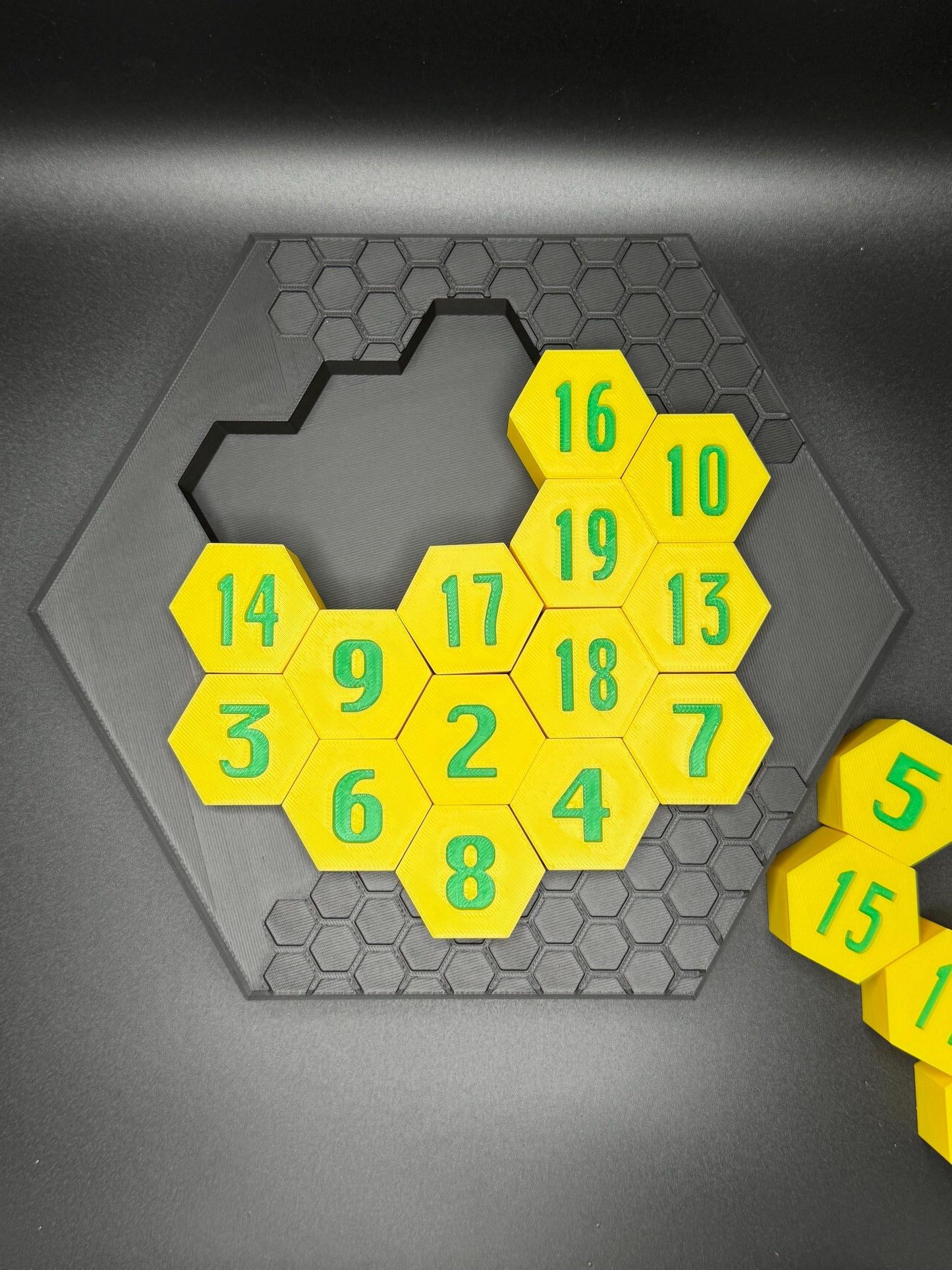 Aristotle's Number Puzzle - Challenging Hexagon Puzzle to Arrange for a Sum of 38, Unique Brain Teaser & Gift for All Ages