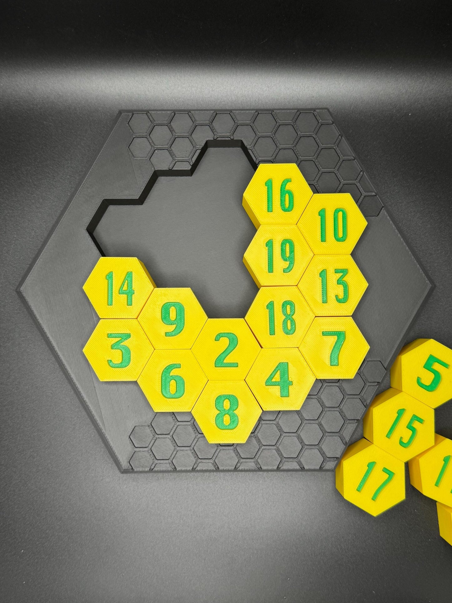 Aristotle's Number Puzzle - Challenging Hexagon Puzzle to Arrange for a Sum of 38, Unique Brain Teaser & Gift for All Ages