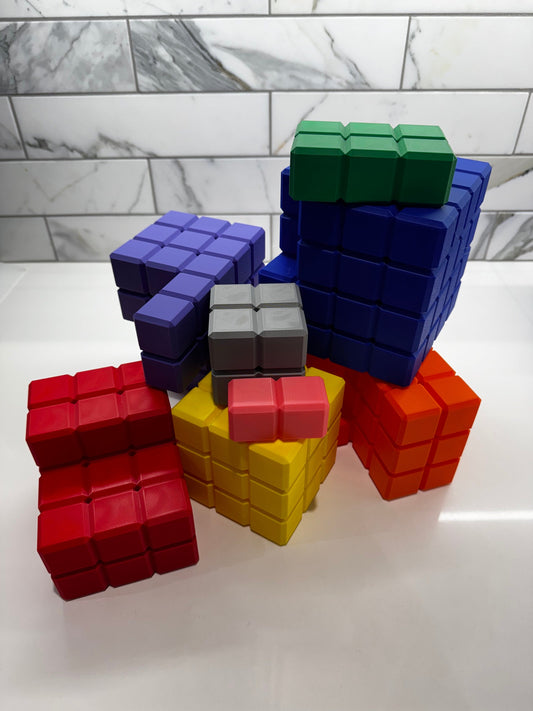 Cube Dissection Puzzle - 6x6x6 Brain Teaser Game - Regular & Large Sizes - 3D Printed Puzzle for Adults and Kids - Perfect Gift