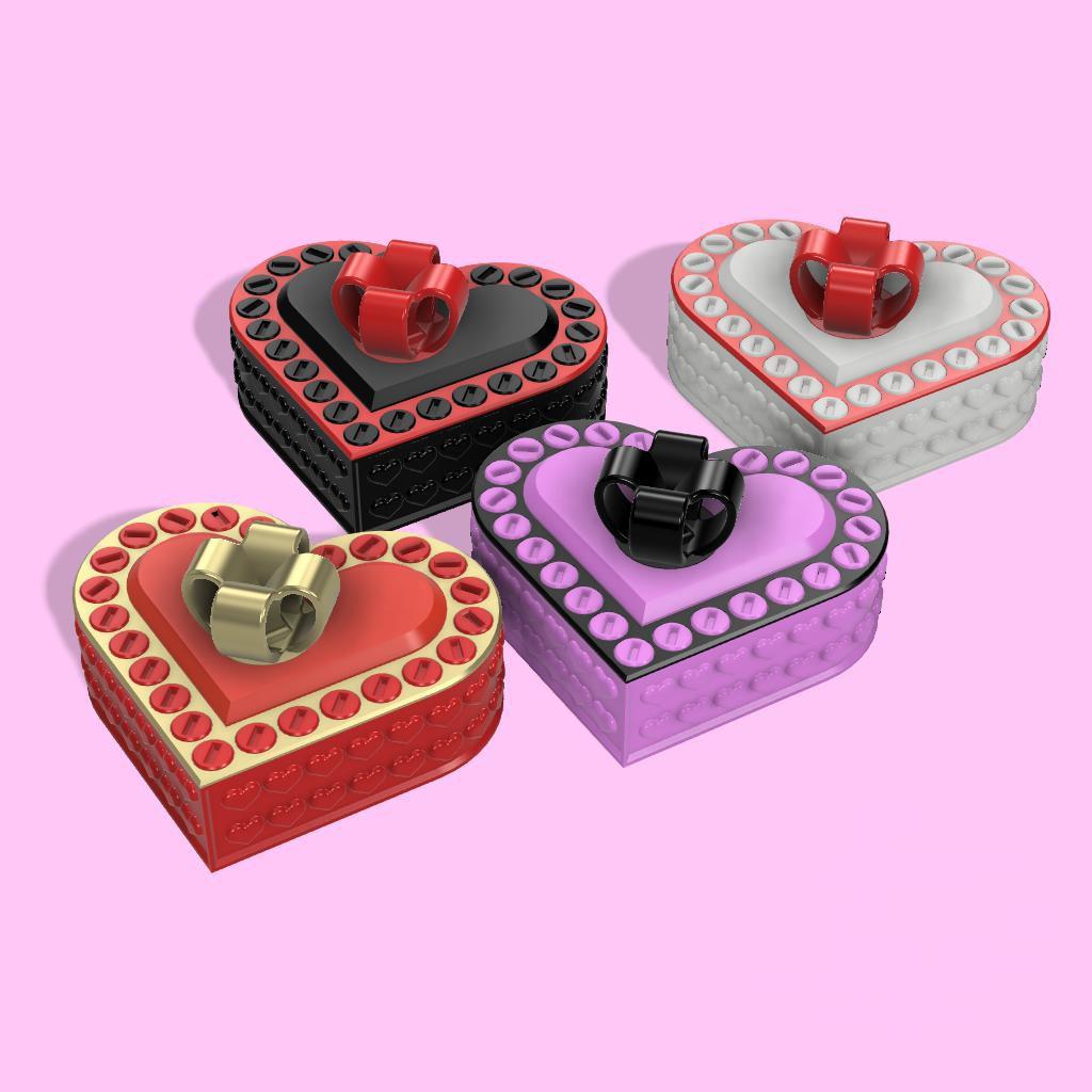 Annoying Valentines Gift Box - Unlock the Heart by Unscrewing Every Screw! Perfect for Valentines Day, Birthdays, Holidays, and More!