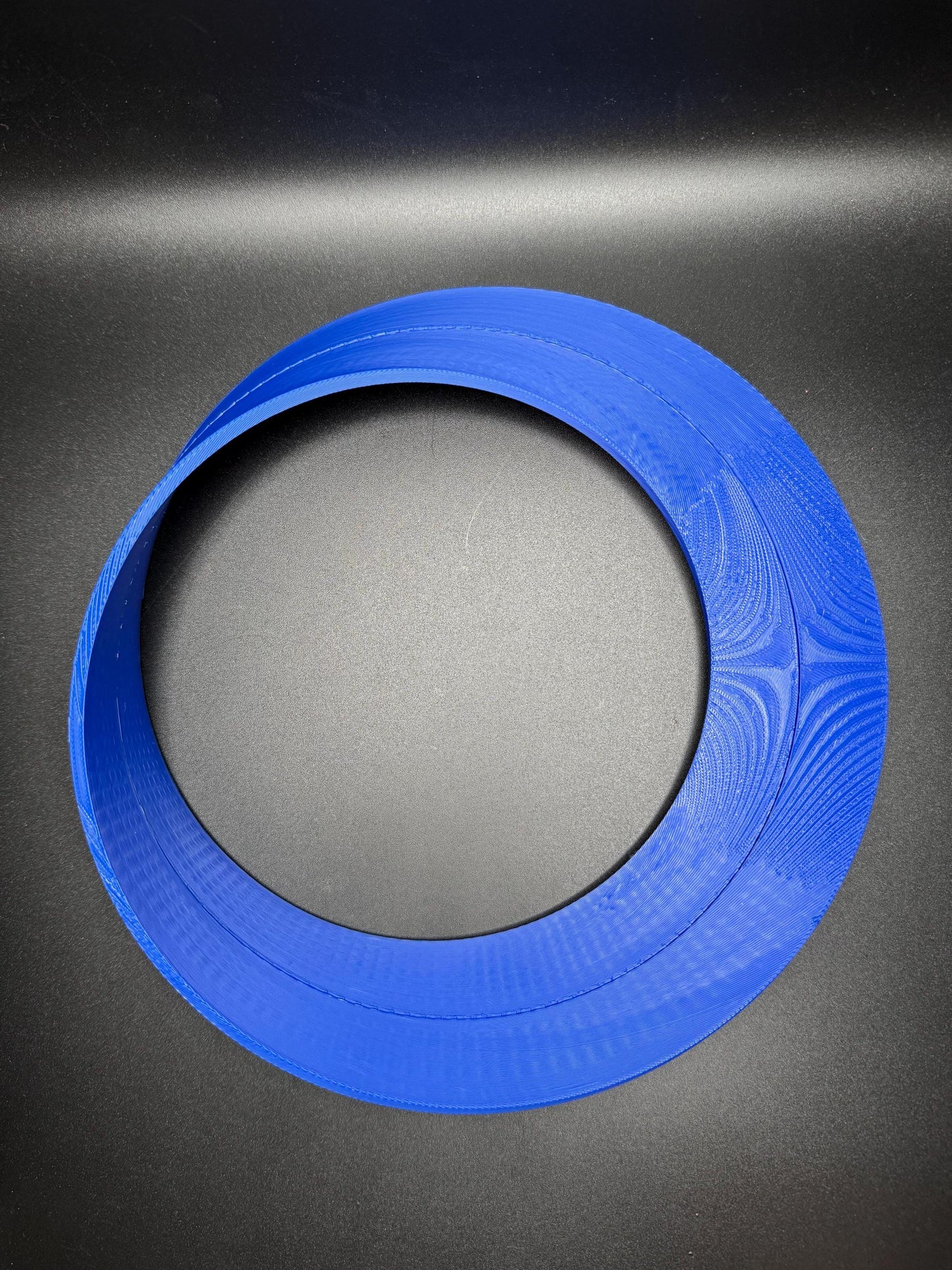 Cut Mobius Strip - 3D Printed Stylish Accent for Bookshelves, Tables & Cabinets, Modern Home Decor