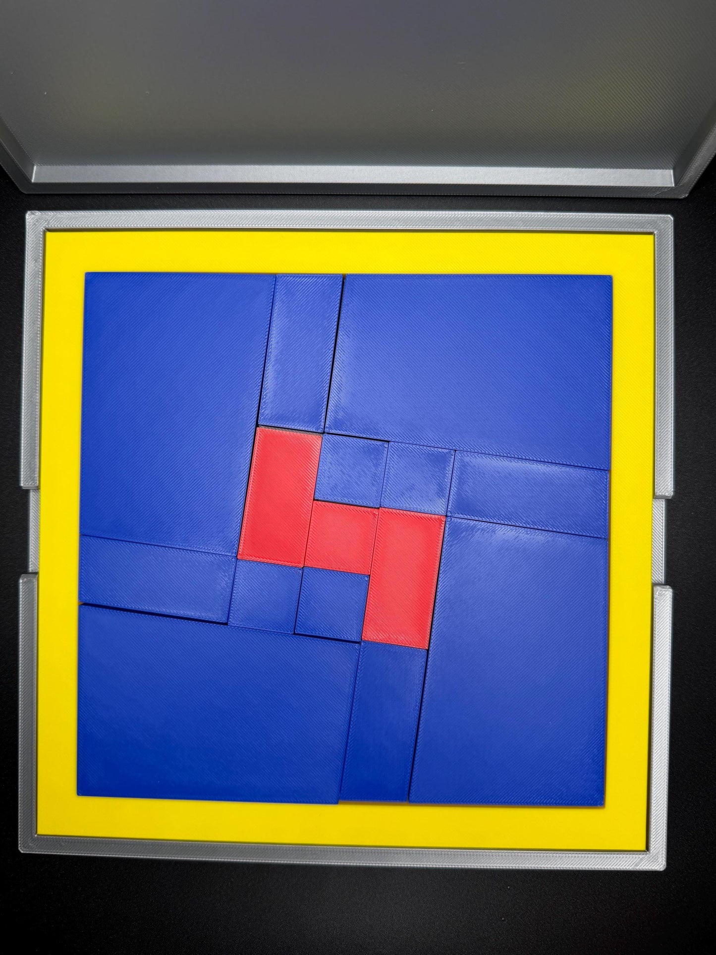 Square Puzzle - Yosuke Ikeda Inspired, Multiple Solutions, Great STEM Learning Tool for All Ages, Fun Brain Teaser Activity