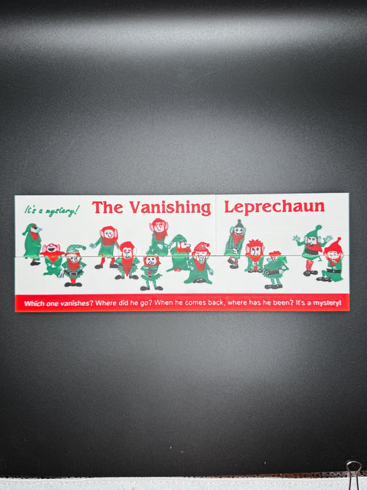 Vanishing Leprechaun - Magic Shifting Puzzle - High Quality 3D Print - Fun & Engaging Toy for All Ages