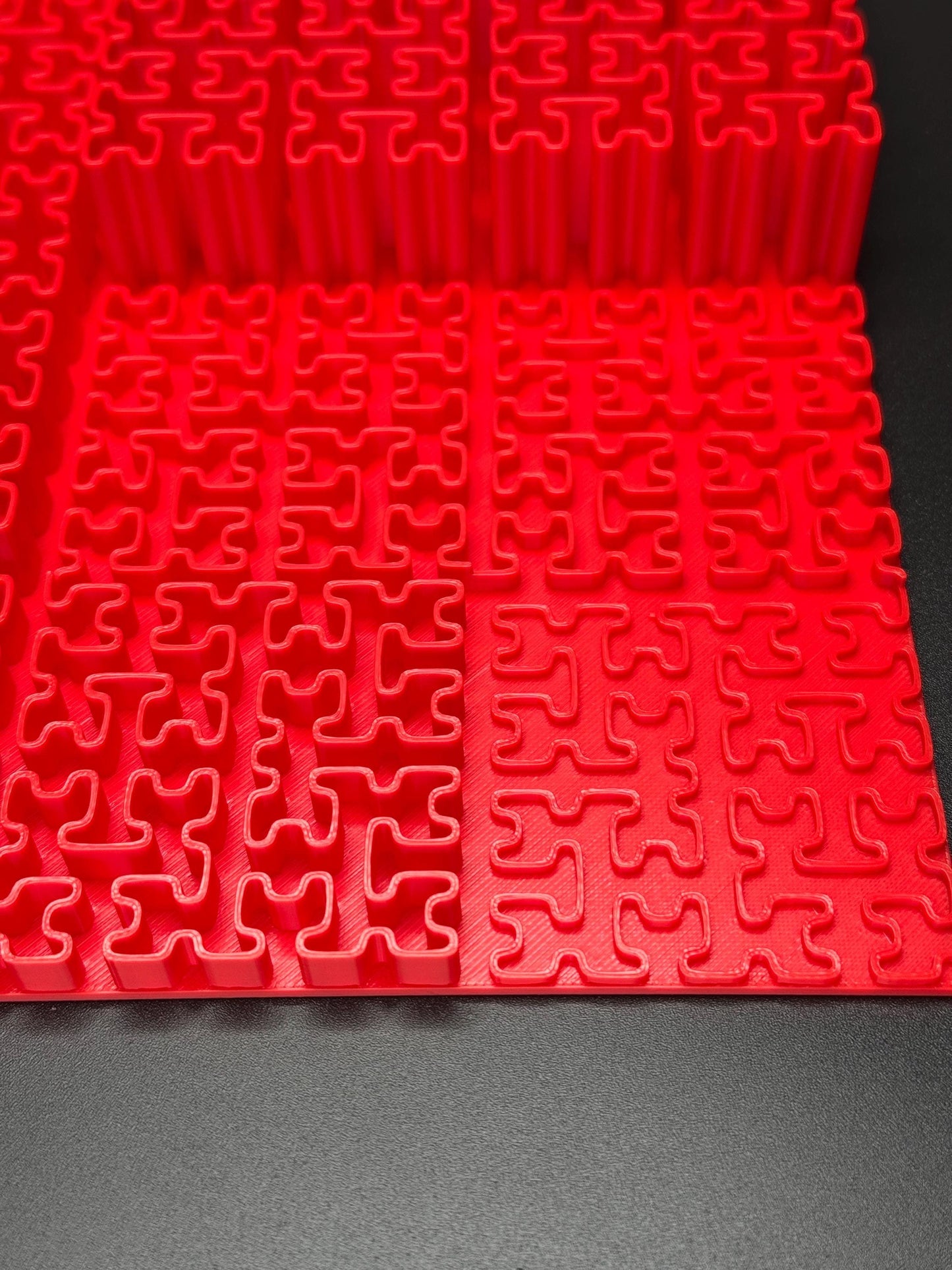 Hilbert Curve Puzzle - Fractal Art for Home Décor, Unique Mathematical Gift, Educational Toy & Brain Teaser for Adults and Kids - 3D Printed