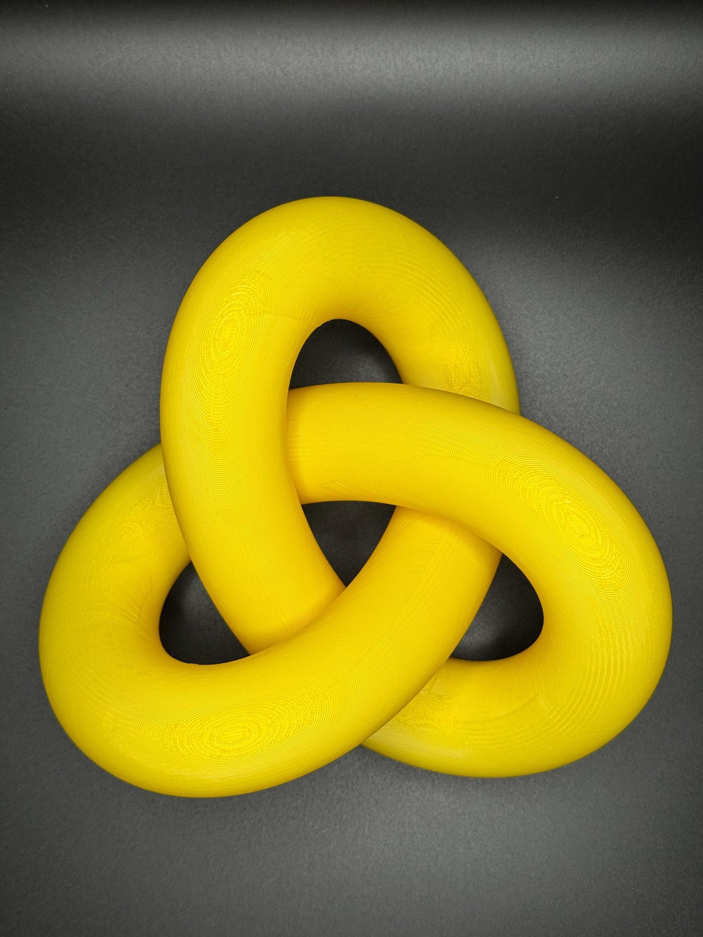 3D Printed Trefoil Knot - High Quality Gift for Teachers, Him or Her - Unique Decorative Art Piece