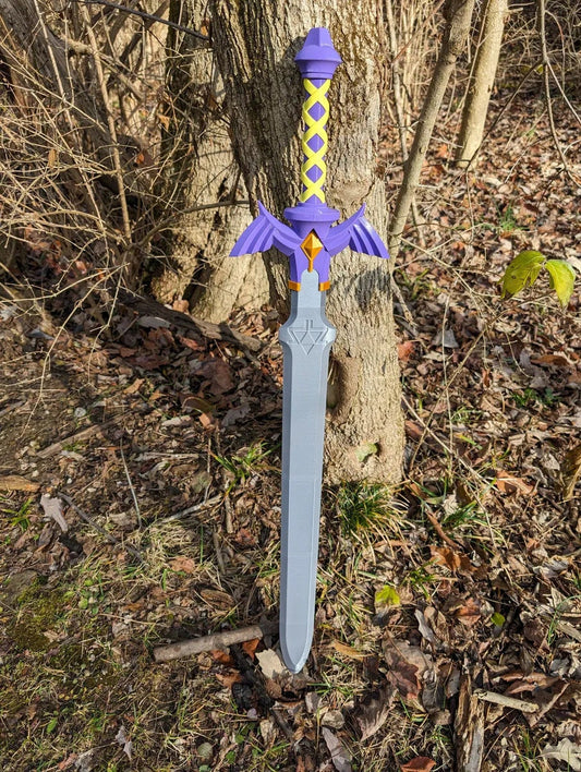 Legend of Zelda Full-Scale Master Sword – Lightweight 3D Printed Replica for Cosplay and Collectors