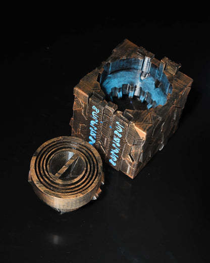 Alien Artifact Puzzle - Puzzle Box, Fun Gift For All Ages, Unique Puzzle, Painted Glow in the Dark or Regular Styles!