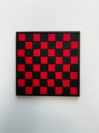 New XceL Checkerboard Puzzle No. 2 - Modern 3D Printed Recreation of 1920s Classic, Unique Gift for Puzzle Lovers & Collectors