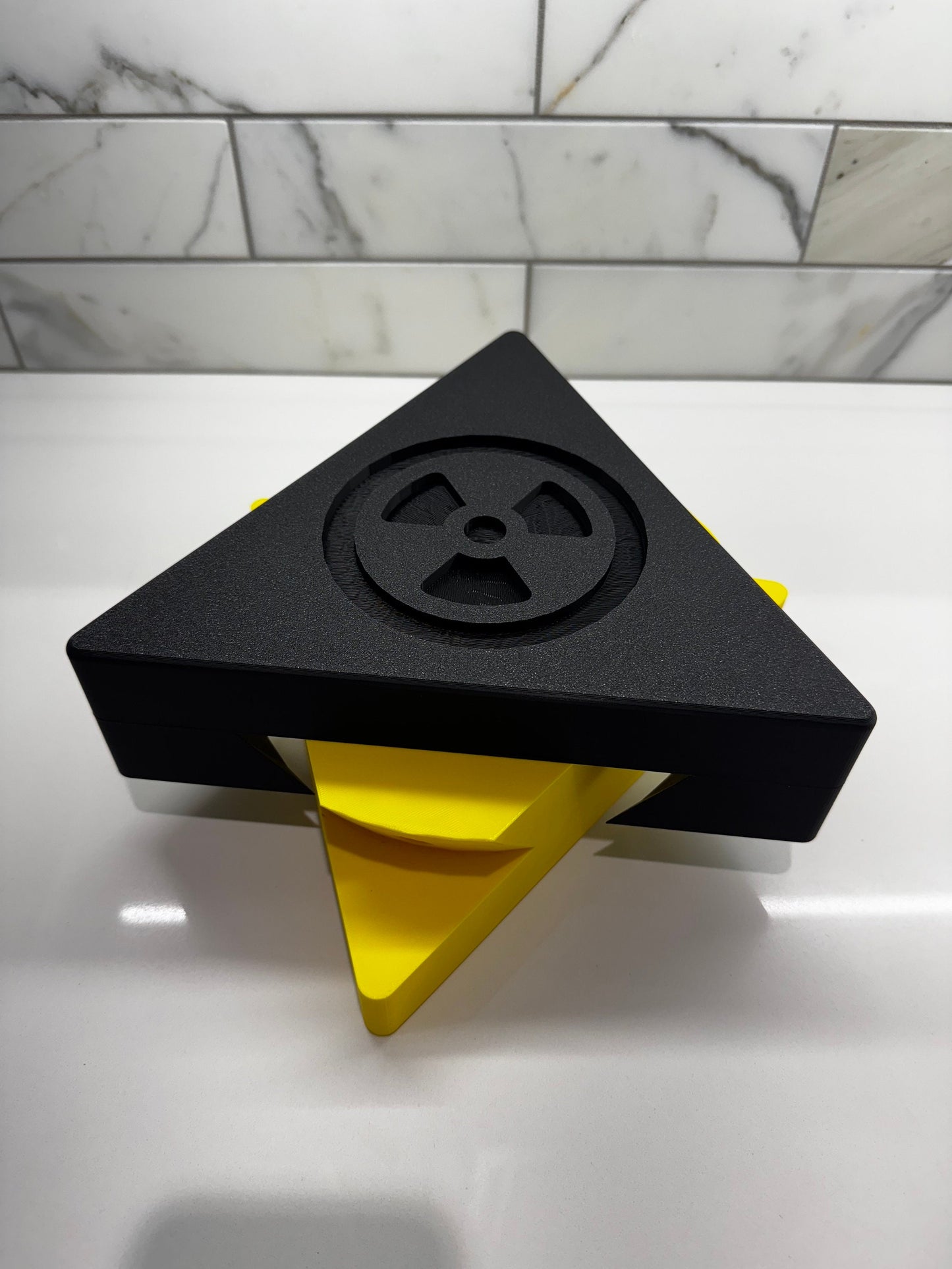 Impossible Dovetail Triangle Puzzle - 3D Printed Unique Brain Teaser, Gift for Puzzle Enthusiasts & Geometric Art Lovers