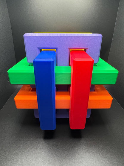 Gordian Knot Puzzle - Very Difficult - High Quality 3D Print, Unique Gift & Art Piece, Endless Fun for All Ages, Brain Teaser Toy