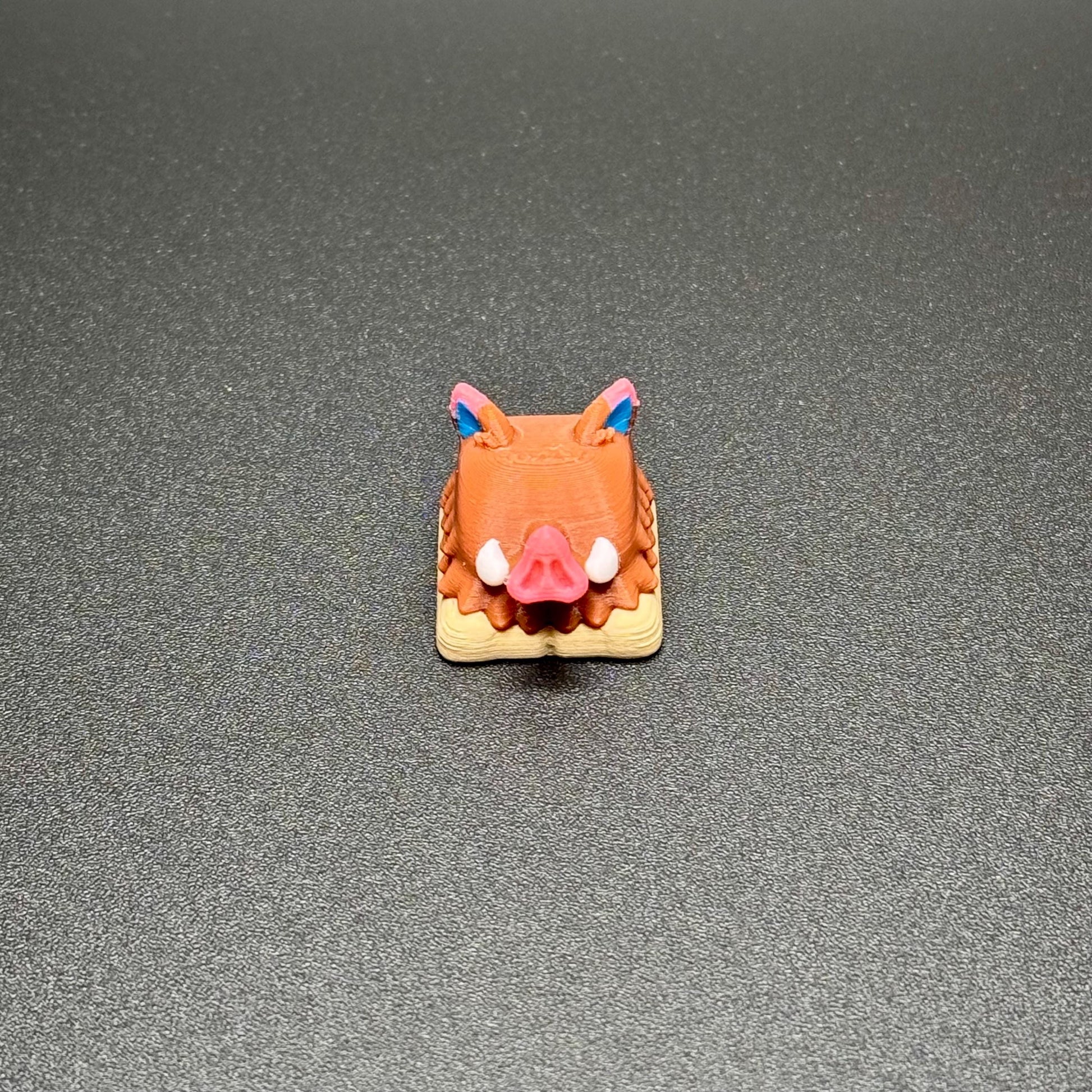 Handmade Inspired By Demon Slayer Keycaps: Tanjiro, Nezuko, Zenitsu & Inosuke for Cherry MX – Artisan Custom Key Caps - Gift for Anime Fans