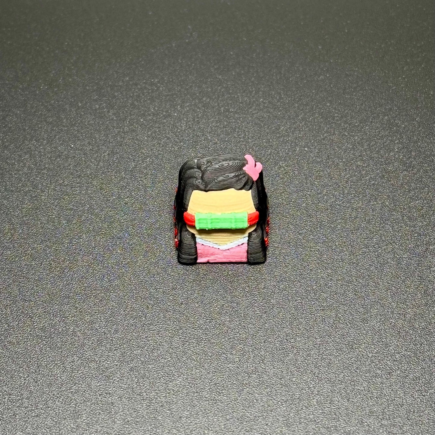 Handmade Inspired By Demon Slayer Keycaps: Tanjiro, Nezuko, Zenitsu & Inosuke for Cherry MX – Artisan Custom Key Caps - Gift for Anime Fans