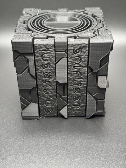 Alien Artifact Puzzle - Puzzle Box, Fun Gift For All Ages, Unique Puzzle, Painted Glow in the Dark or Regular Styles!
