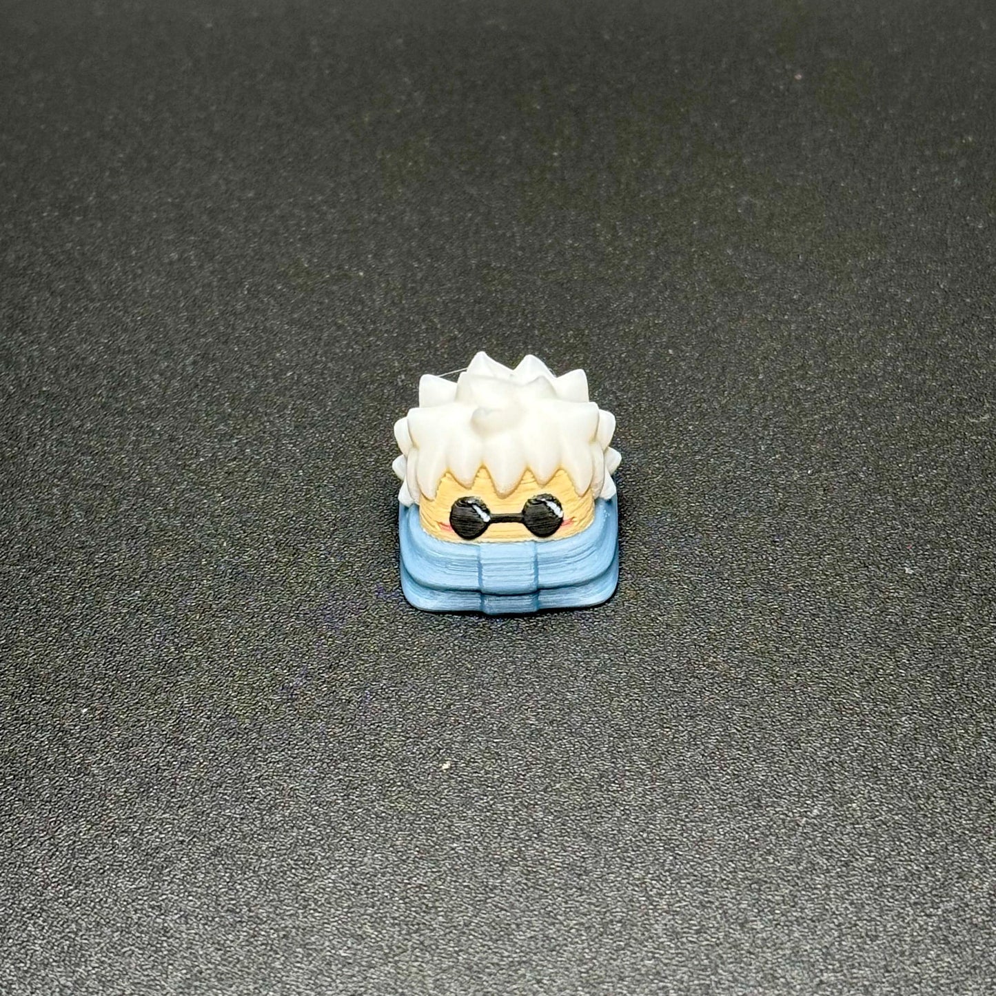 Handmade Inspired By Jujutsu Kaisen Keycaps for Cherry MX and clones - Custom Artisan Anime Fan Gift - Geto, Gojo, Nanami Keyboard Keycaps