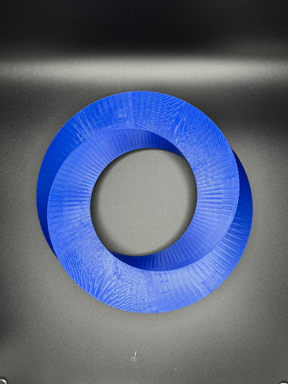 Mobius Decor Ring - 3D Printed Stylish Accent for Bookshelves, Tables & Cabinets, Modern Home Decor
