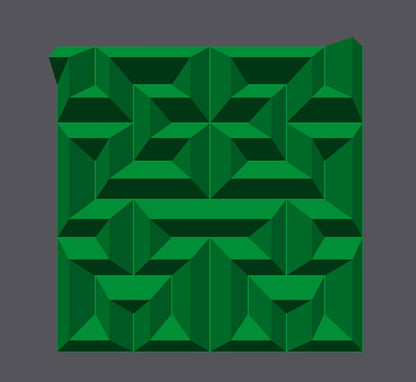 Square Hilbert Panels - Fractal Art for Home Décor, Unique Mathematical Gift, Educational Toy & Brain Teaser for Adults and Kids - 3D Print