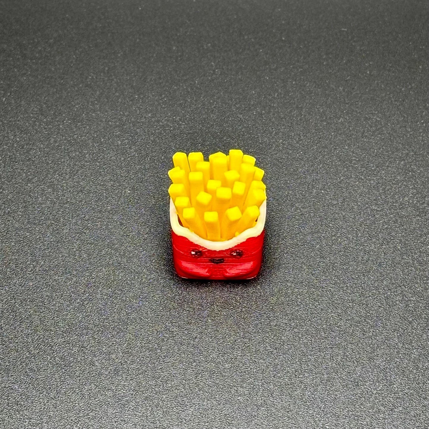 Handmade Cute Fast Food Keycaps, Burger, Fries, Popcorn, Hot Dog Keycaps for Cherry MX - Cute Custom Artisan Gift - Keycap Set for Him & Her