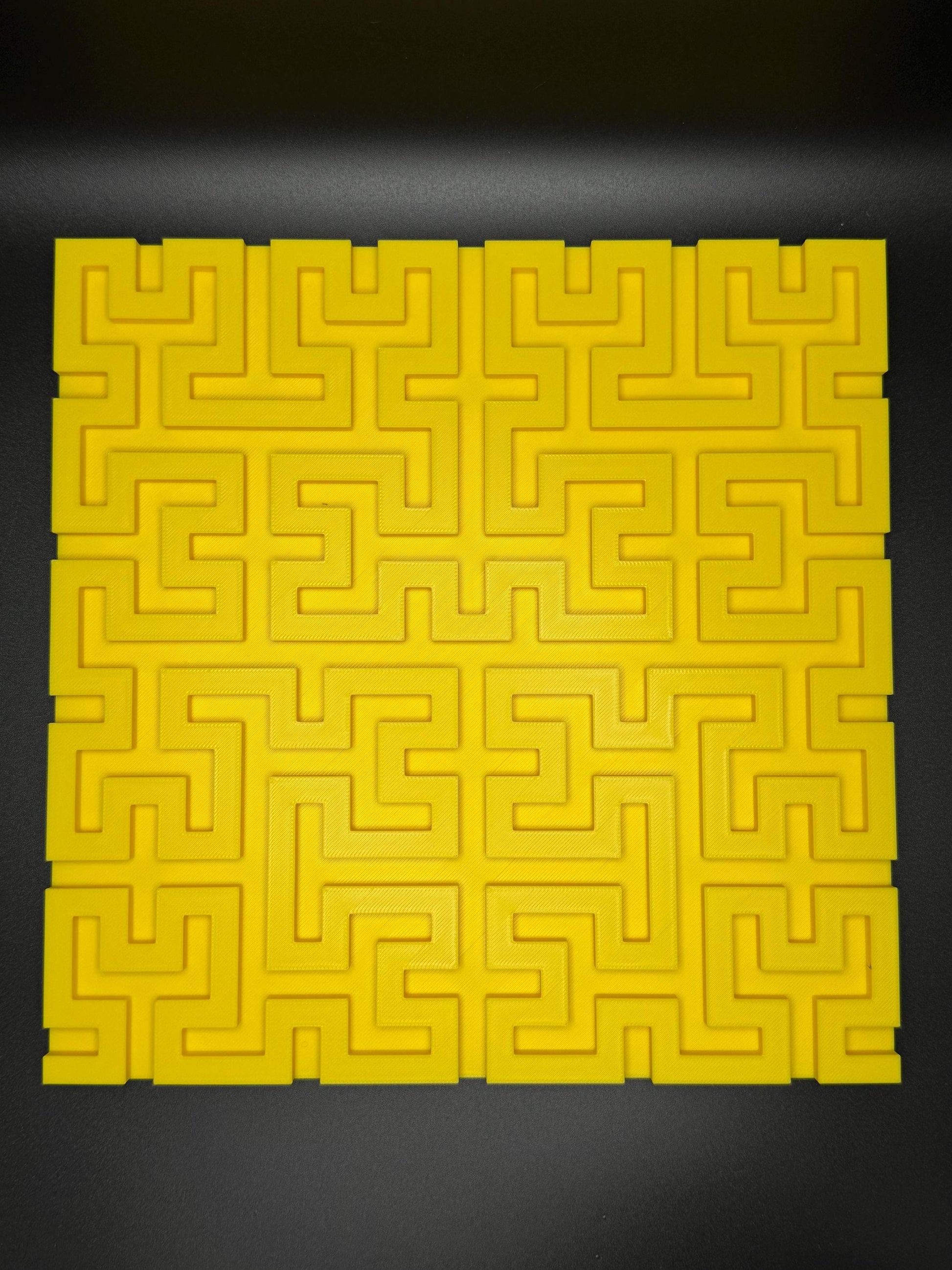 Hilbert Curve Puzzle - Fractal Art for Home Décor, Unique Mathematical Gift, Educational Toy & Brain Teaser for Adults and Kids - 3D Printed