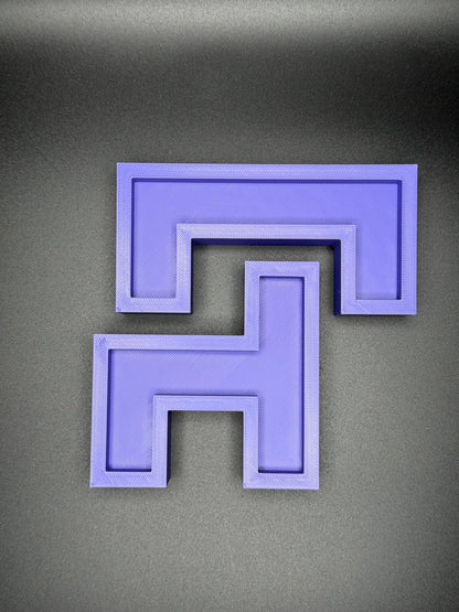 Hexomino Puzzle - 35 Unique 3D Printed Pieces, Fun Mind Challenge Gift for Kids & Teachers, Create Unique Shapes 50x50cm