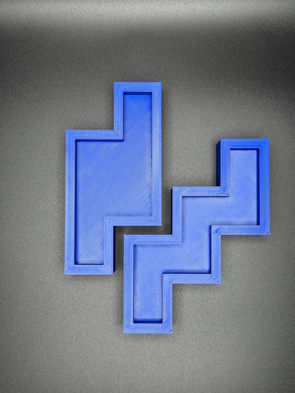 Heptomino Puzzle - 108 Unique 3D Printed Pieces, Fun Mind Challenge Gift for Kids & Teachers, Create Unique Shapes