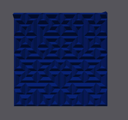 Square Hilbert Panels - Fractal Art for Home Décor, Unique Mathematical Gift, Educational Toy & Brain Teaser for Adults and Kids - 3D Print