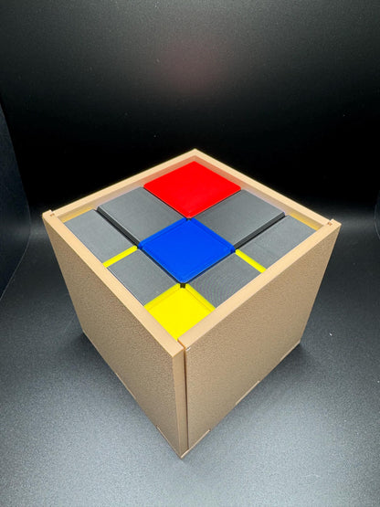 Trinomial Cube - 3D Algebra Visualisation Tool for Teachers & Classrooms | (a+b+c)3 Educational Model