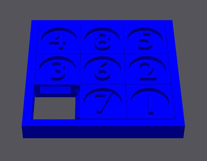 Sliding Puzzle - 3D High Quality Print for Endless Fun - Perfect Gift for Teachers, Students & Puzzle Lovers
