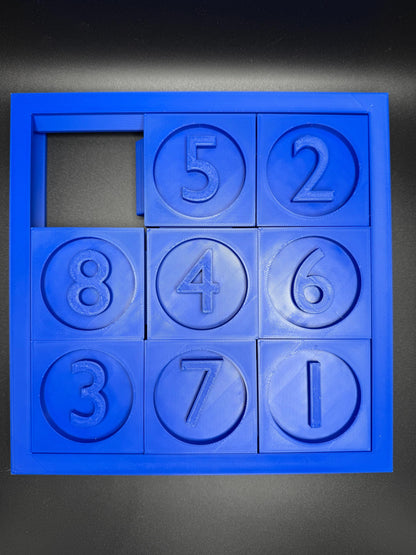 Sliding Puzzle - 3D High Quality Print for Endless Fun - Perfect Gift for Teachers, Students & Puzzle Lovers