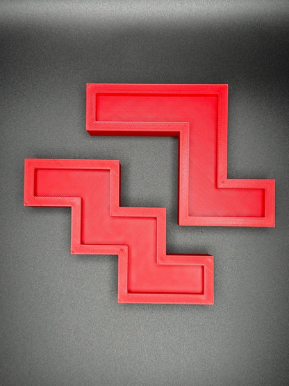 Heptomino Puzzle - 108 Unique 3D Printed Pieces, Fun Mind Challenge Gift for Kids & Teachers, Create Unique Shapes
