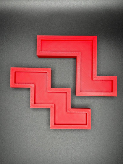 Heptomino Puzzle - 108 Unique 3D Printed Pieces, Fun Mind Challenge Gift for Kids & Teachers, Create Unique Shapes