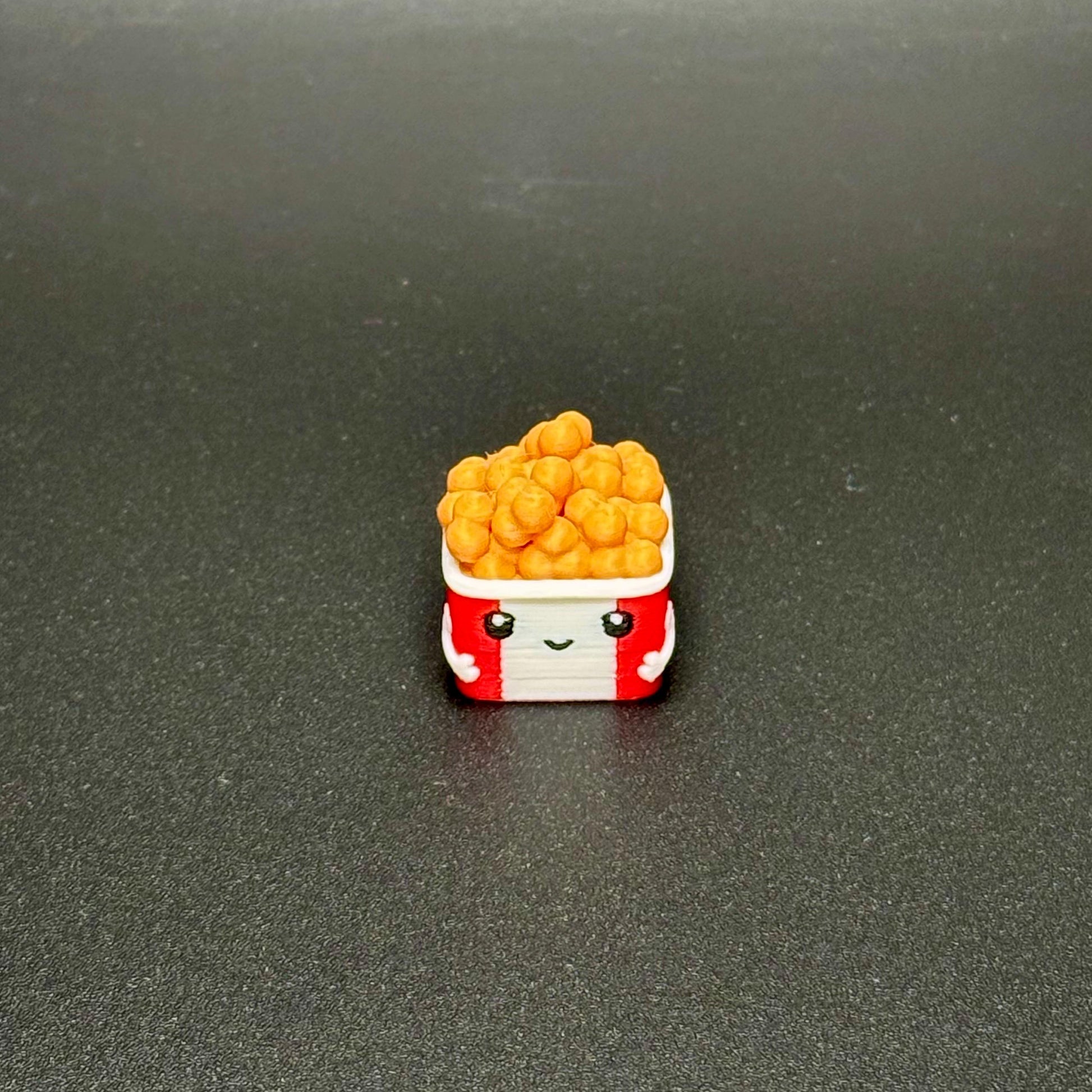 Handmade Cute Fast Food Keycaps, Burger, Fries, Popcorn, Hot Dog Keycaps for Cherry MX - Cute Custom Artisan Gift - Keycap Set for Him & Her