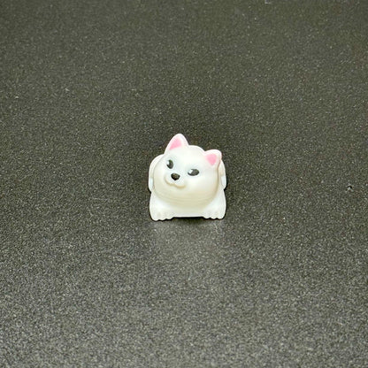 Shiba Inu Dog Keycaps Set - Cherry MX Compatible - Unique Keyboard Accessory Gift 4-Pack - Perfect for Him & Her
