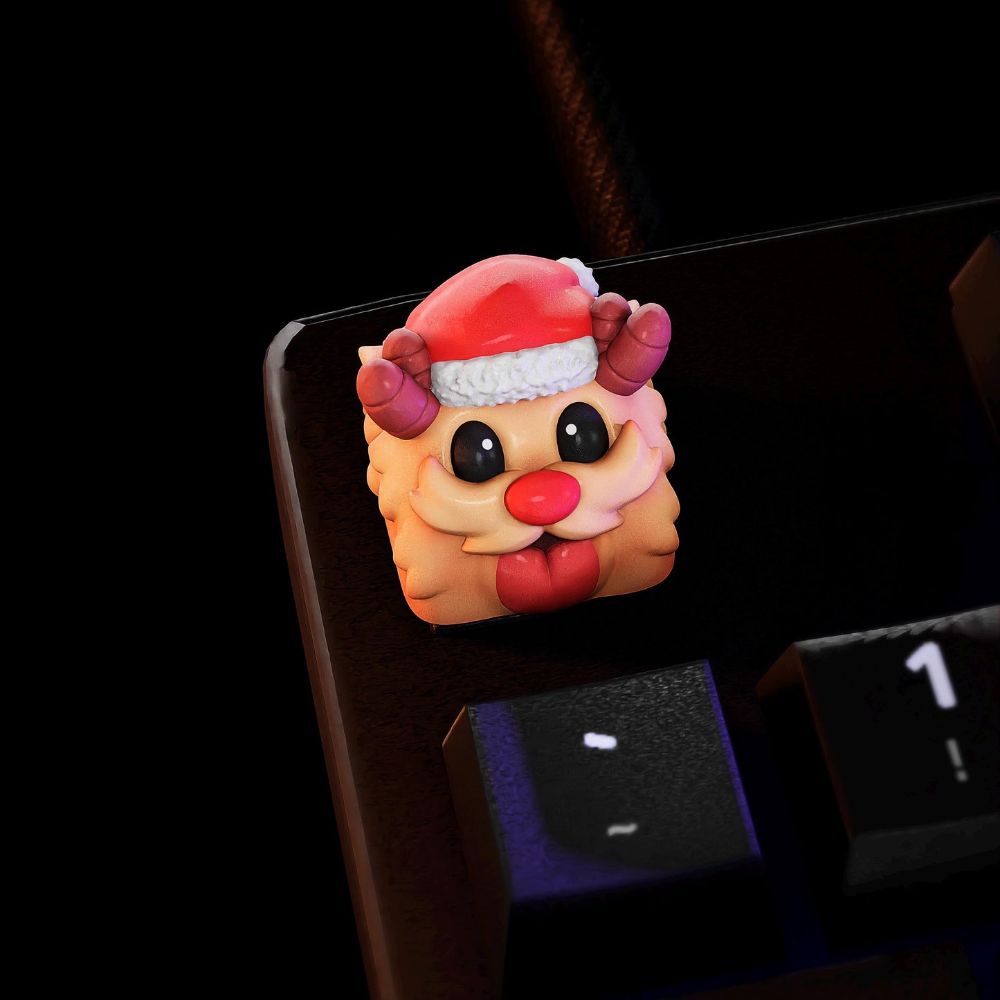 Handmade Poros League of Legends Keycaps for Cherry MX, Artisan Keycaps, Poro, Baron Nashor, Reno, Gifts for Him & Her 3D Printed