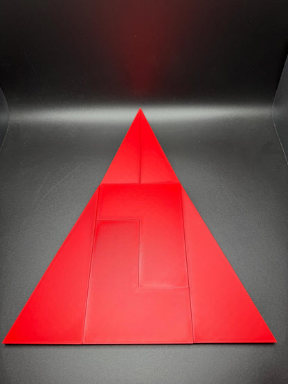 Magic Triangle Puzzle - High Quality 3D Printed STEM Learning Tool, Create a Hole & Challenge All Ages, Perfect Gift Idea