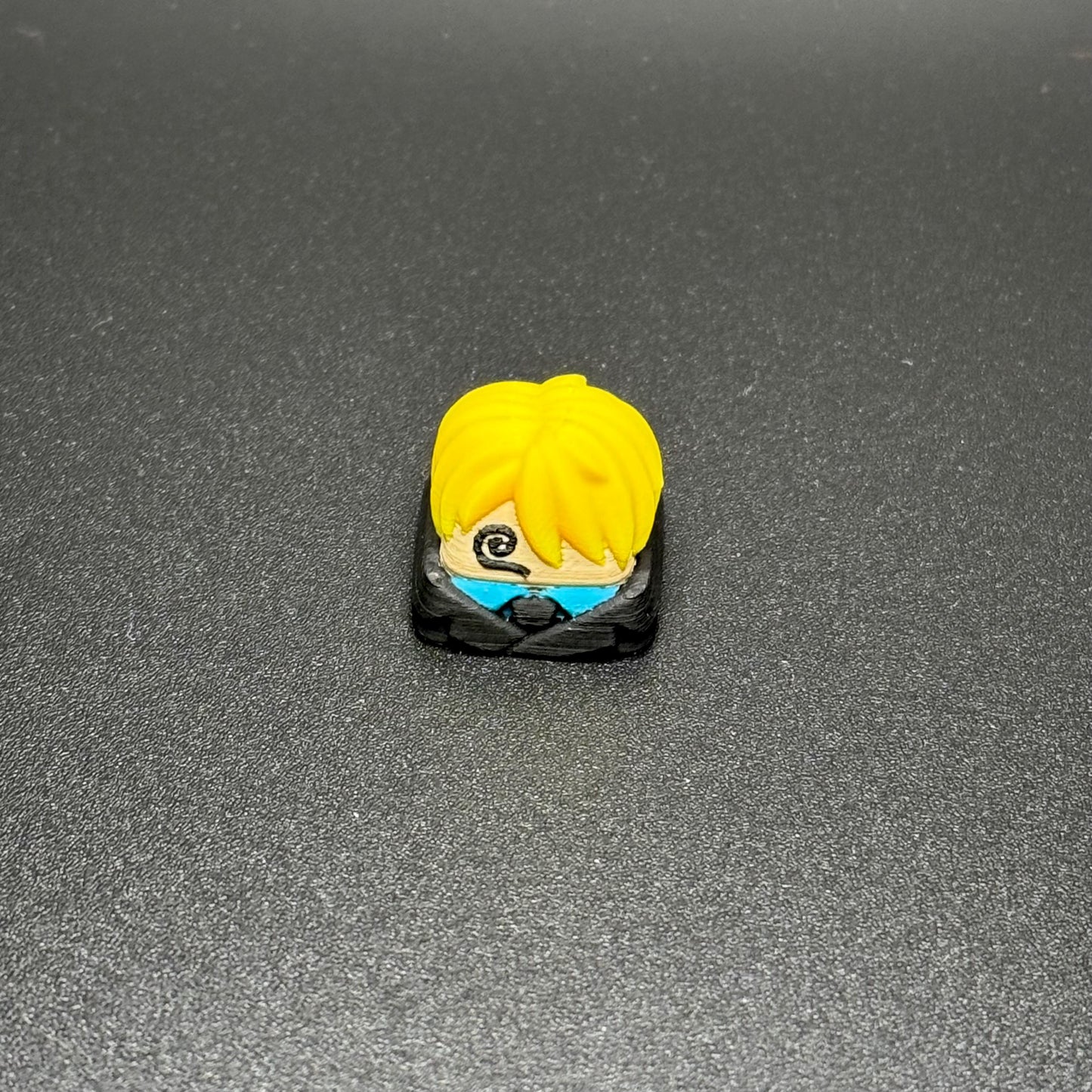 Handmade Anime Keycaps - Monkey, Zoro, Sanji for Cherry MX - Custom Artisan - Perfect Anime Fan Gift