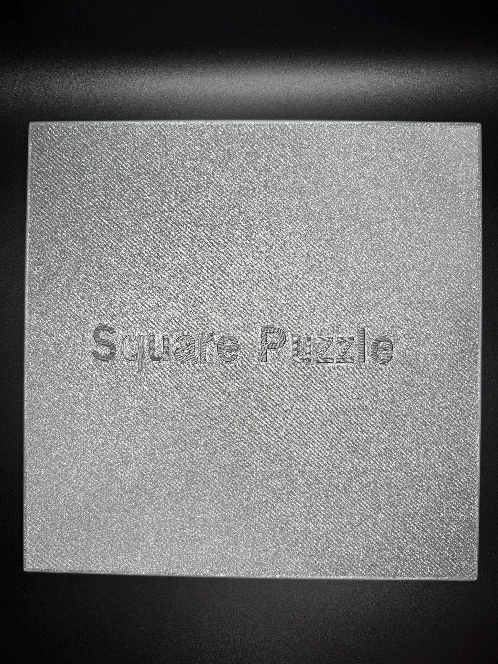 Square Puzzle - Yosuke Ikeda Inspired, Multiple Solutions, Great STEM Learning Tool for All Ages, Fun Brain Teaser Activity