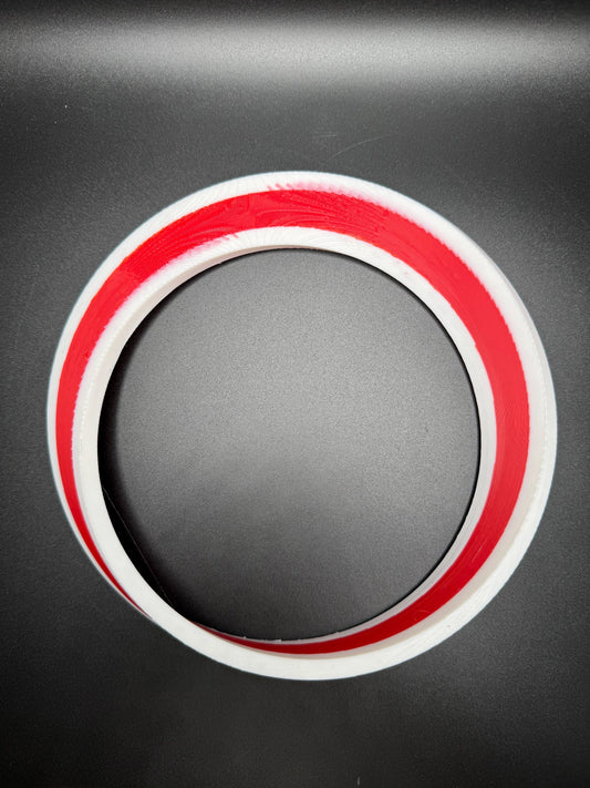 Mobius Strip Multi-Color Ring - 3D Printed Stylish Accent for Bookshelves, Tables & Cabinets, Modern Home Decor